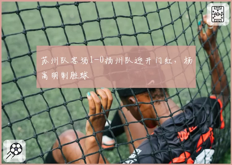 苏州队客场1-0扬州队迎开门红，杨高明制胜球